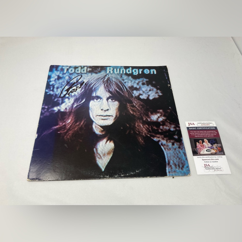 Todd‎ Rundgren signed Hermit of Mink Hollows Album JSA COA